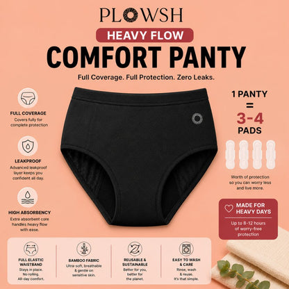 Reusable Bamboo Period Underwear