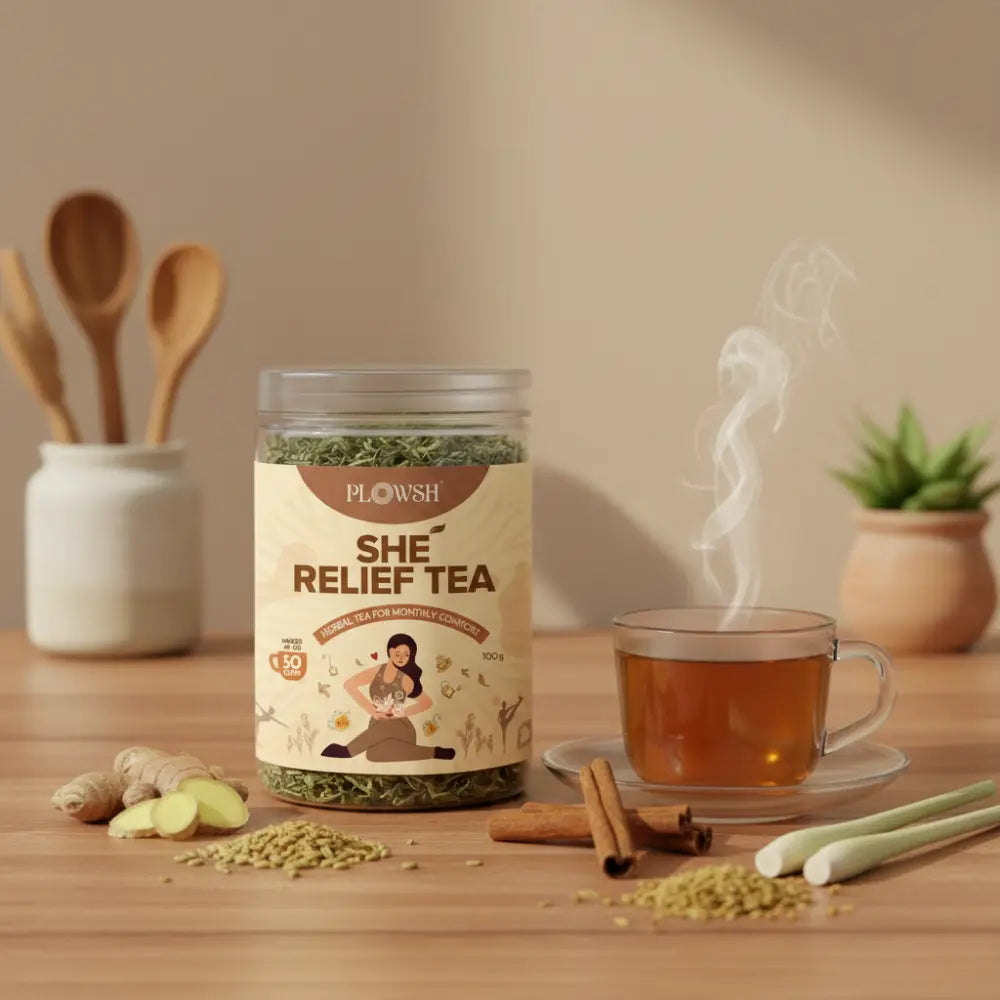 She Relief Tea – Herbal Tea for Period Comfort