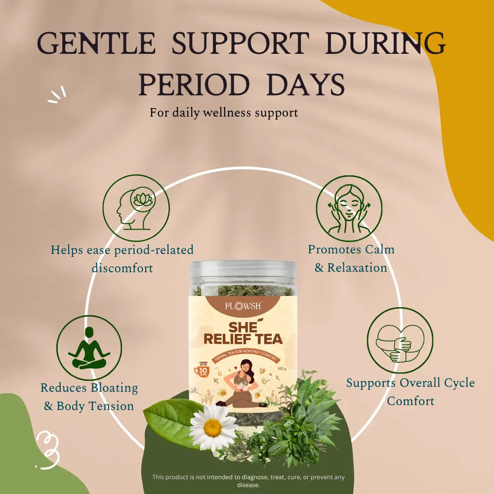 She Relief Tea – Herbal Tea for Period Comfort