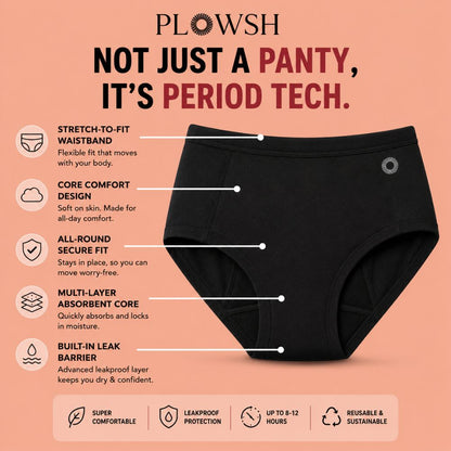Reusable Bamboo Period Underwear