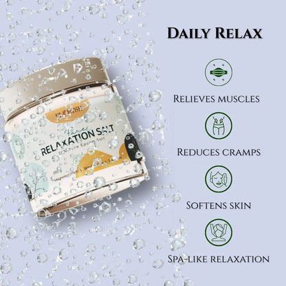 Plowsh Pure Relaxation Salt – 100% Epsom Salt for Stress Relief & Muscle Relaxation (350g