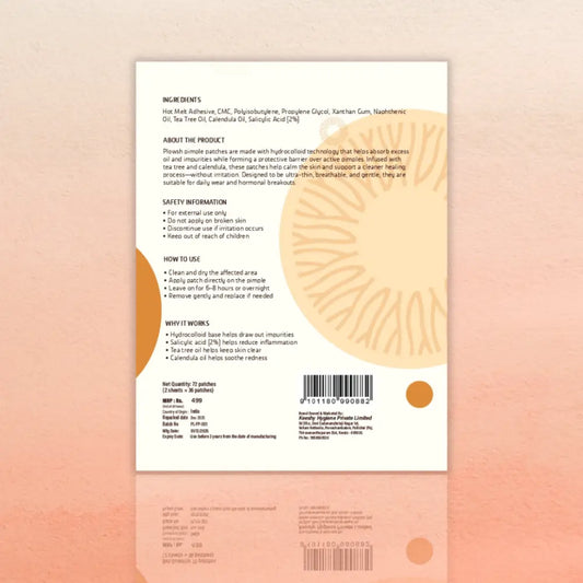 Plowsh Clear Patch – Hydrocolloid Acne Patches (72 Patches)