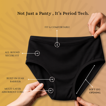Plowsh Reusable Cotton Period Underwear – Leak-Proof & Breathable